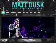 Tablet Screenshot of mattdusk.com